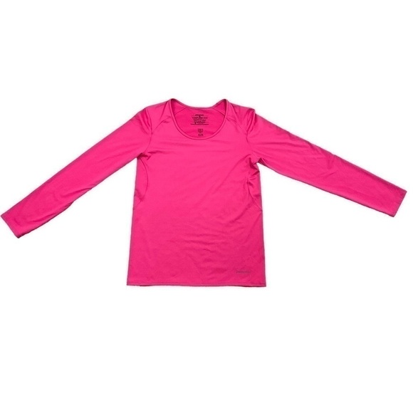 Patagonia Common Threads Initiative Long Sleeve Pink Tee Shirt Size XS - Picture 3 of 7